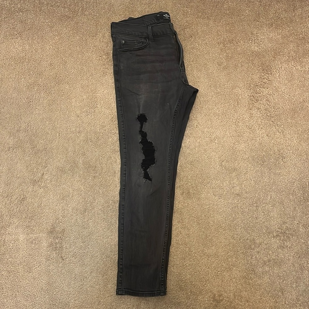 Denim Hollister Skinny Jeans W\ Rips